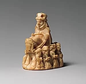 Queen Chess Piece by Unknown Artist