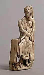 Relief of the Holy Family by Unknown Artist