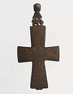 Reliquary Cross with Saint George by Unknown Artist