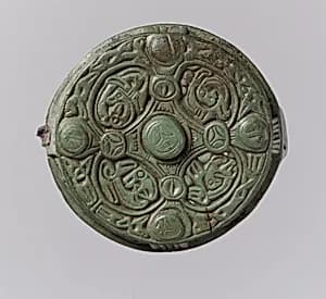 Round Box Brooch by Unknown Artist