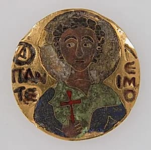Roundel of Saint Panteleimon by Unknown Artist