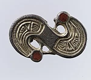S-Shaped Brooch by Unknown Artist