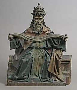 Sculpture of God The Father from Frame by Unknown Artist