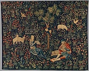 Shepherd and Shepherdess Making Music by Unknown Artist