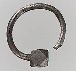 Silver Earring by Unknown Artist