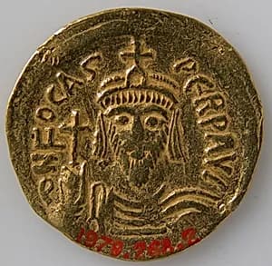 Solidus of Phocas ( r. 602–10) by Unknown Artist