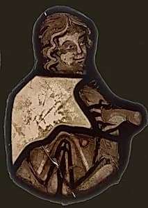 Stained Glass Fragment by Unknown Artist