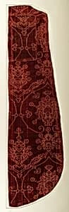 Textile with Pomegranate Motif by Unknown Artist
