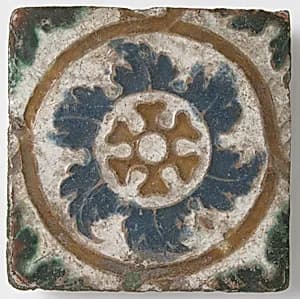 Tile, Geometric Design by Unknown Artist