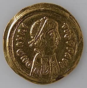 Tremissis of Justin Il by Unknown Artist