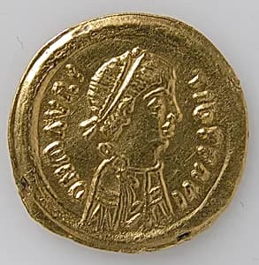 Tremissis of Mauricius Tiberius by Unknown Artist