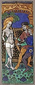 Triptych Panel with Saint Sebastian by Master of the Triptych of Louis XII