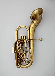 Bass saxhorn in B-flat by Adolphe (Antoine Joseph) Sax
