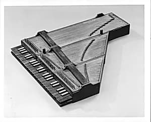 Folding Harpsichord by Christian Nonnemacker
