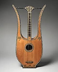 Lyre Guitar by Unknown Artist