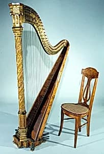 Pedal Harp by Erard et Cie