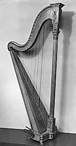 Pedal Harp by Henri Naderman