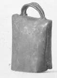 Pocketbook-shaped rattle by Unknown Artist