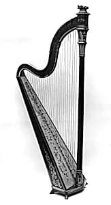 Portable Harp by Unknown Artist