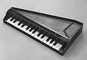 Triangular Octave Spinet by Girolamo Zenti