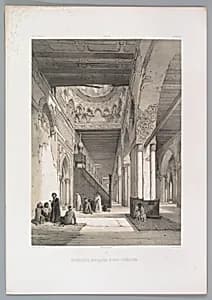 12. Intérieur, Mosquée d’Ibn Toûloûn by Joseph-Philibert Girault de Prangey
