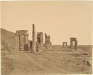 (12) [Persepolis, (W: before restoration) by Luigi Pesce