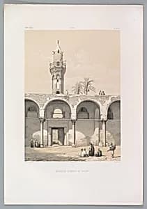 4. Mosquée d’Amrou, au Kaire by Joseph-Philibert Girault de Prangey