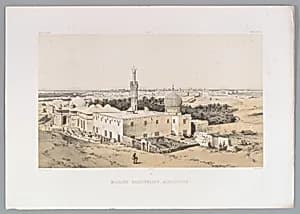98. Mosquée Nabédémiane, à Alexandrie by Joseph-Philibert Girault de Prangey