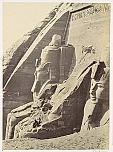 Abou Simbel, Nubia by Francis Frith