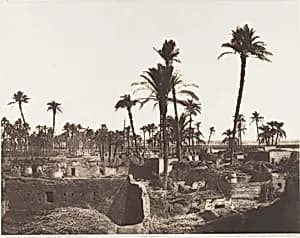 Abâzîz, Intérieure d'un Village Arabe by Félix Teynard
