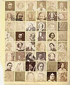 [Album Page of Portraits] by Unknown