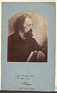 Alfred, Lord Tennyson by Julia Margaret Cameron