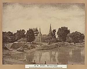 Amerapoora: Shwe-doung-dyk Pagoda by Linnaeus Tripe