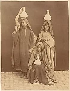 [Arab Girls Carrying Water] by Unknown
