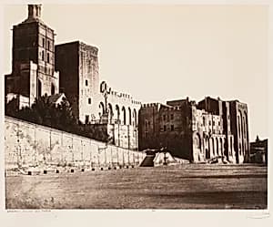 Avignon, Palais des Papes by Edouard Baldus