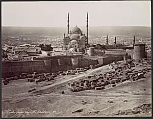 Caire près du Mokkatam by Félix Bonfils