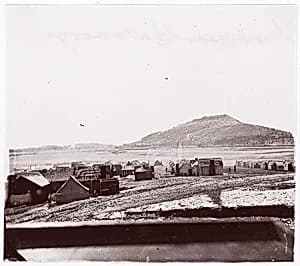 Camp near Chattanooga by George N. Barnard|Mathew B. Brady