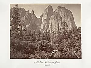 Cathedral Rocks and Spires by Carleton E. Watkins