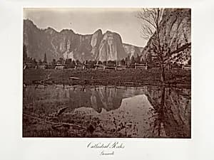 Cathedral Rocks, Yosemite by Carleton E. Watkins