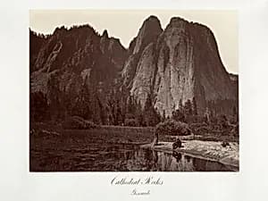 Cathedral Rocks, Yosemite by Carleton E. Watkins