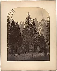 Cathedral Towers by Carleton E. Watkins