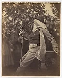 Charles Hay Cameron, Esq., in His Garden at Freshwater by Julia Margaret Cameron