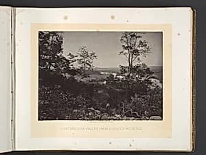 Chattanooga Valley from Lookout Mountain by George N. Barnard