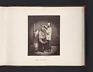 Chinese Street Barber by John Thomson