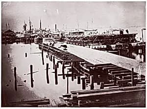 City Point, Virginia by Andrew Joseph Russell|Mathew B. Brady