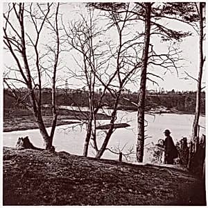 Cobb's Hill, Lookout in Distance by Timothy H. O'Sullivan|Mathew B. Brady