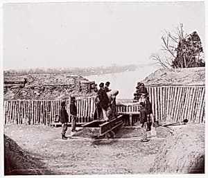 Cox's Landing, James River by Andrew Joseph Russell|Mathew B. Brady