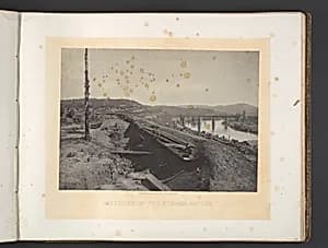 Defences of the Etawah Bridge by George N. Barnard