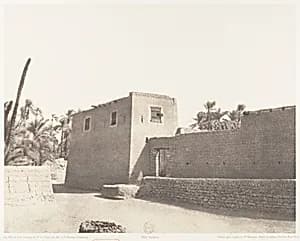 Deîr, Carrefour et Habitation Particulière by Félix Teynard|Imprimerie Photographique de H. de Fonteny et Cie