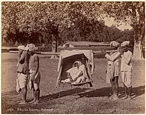Dhoolie Bearers - Benares by Unknown